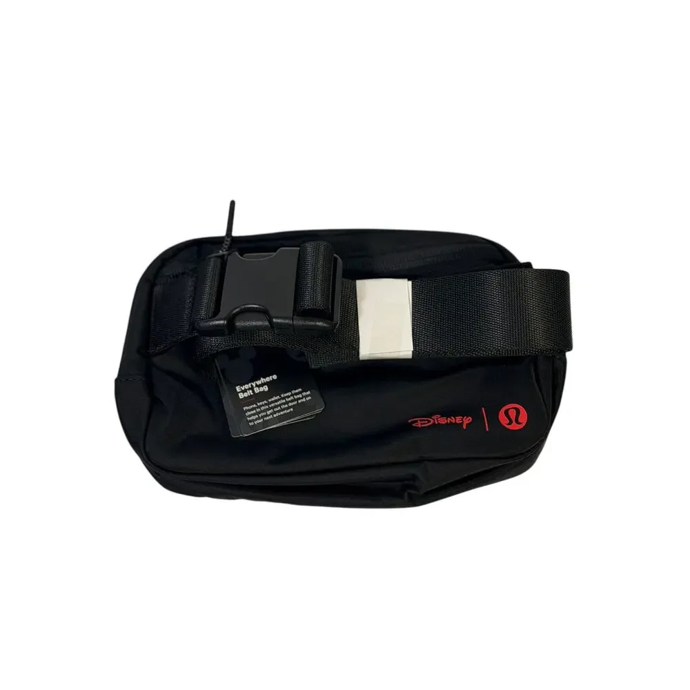 Lululemon x Disney Mickey Mouse Everywhere Belt Bag Black Embroidered NWT